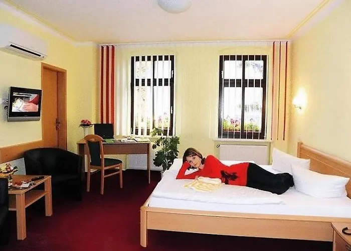 ホテル Hotel-pension Am Schwanenteich ルターシュタット・ヴィッテンベルク